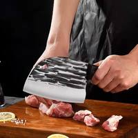 Couteau de cuisine oriental de haute qualité en acier inoxydable 3Cr13 forgé, couteau à découper les os, couteau à poisson pour les restaurants, 15,8 cm