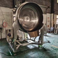 Wok industriel multifonctionnel à 6 griffes pour le traitement des sauces, des condiments et des bases de fondue