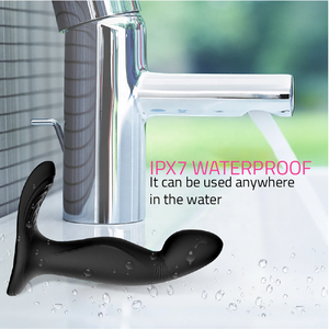 Masajeador de próstata con control remoto inalámbrico para hombre, juguete <span class=keywords><strong>Anal</strong></span> vibratorio masculino de 9 velocidades, tapón de botones para el punto G, estimulador Sm Gay - Product Image 6