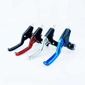 Palanca de Freno de Aluminio para Bicicleta de Montaña, de 2 Dedos, Plegable, en Negro, Plata, Rojo y Azul, QT-69325417 - Product Image 5
