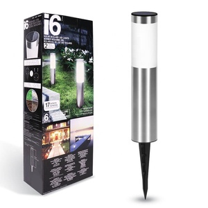 Lámpara Solar LED para Exteriores, Impermeable IP65, de Acero Inoxidable, para Caminos, Jardines, Céspedes y Entradas - Product Image 3
