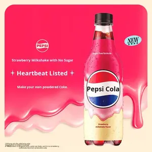 Pepsicola 500ml Botella Rosa Heartbeat, Bebida de Agua Carbonatada con <span class=keywords><strong>Sabor</strong></span> Afrutado, <span class=keywords><strong>Sin</strong></span> Azúcar, con 12 Meses de Duración - Product Image 2