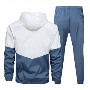 Conjunto Deportivo para Hombre de 2 Piezas, Sudadera con Capucha y Cordón Ajustable con Bloques de Color y Pantalones Deportivos Ligeros para Entrenamiento y Jogging - Product Image 2