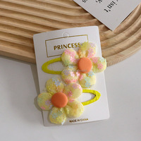 Pince à cheveux adorable pour enfants BELLEWORLD accessoires coiffure pinzas para el pelo pinces à cheveux fleur à paillettes pour enfants