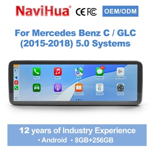 Navihua Android Car Radio 14.9'' 2k Screen Multimedia Carplay DSP GPS Auto <b>Stereo</b> for Mercedes Benz C Class GLC NTG5.0 2015-2019 - Product Image 1