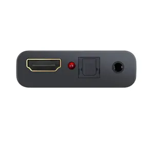 4K HDMI Audio Extractor HDMI To HDMI And Optical TOSLINK SPDIF+3.5Mm Stereo Audio Extractor Splitter HDCP 1.4 DAC Digital To Ana
