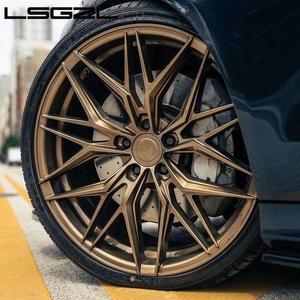 Cerchi in Lega Forgiati OEM di Lusso, Concavi Profondi, Bronzo, 5x114.3 5x120 5x130, Ruote a Raggi Concavi 18 19 20 21 <span class=keywords><strong>22</strong></span> - Product Image 1