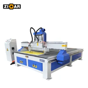 ZICAR נגרות אוטומטי cnc עץ מכונת חיתוך 2030 cnc נתב מכונת maquina cnc para מדרה