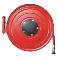 Enrouleur de tuyau d'incendie à porte unique Équipement de lutte contre l'incendie avec boîte à bobine ignifuge en PVC