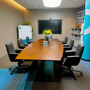 Europe Style Rectangle Metal Legs Meeting Table Boardroom Tables Modern Conference Table - Product Image 2