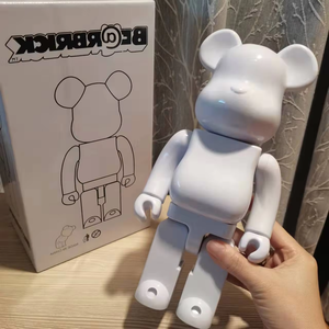 Venta al por mayor de fábrica: Figura de moda Bearbrick 400% de material ABS, estilo baloncesto <span class=keywords><strong>Chicago</strong></span> <span class=keywords><strong>23</strong></span>, en caja de plástico a color. - Product Image 2