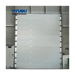 Подъемная прозрачная секционная алюминиевая дверь для промышленных автоматических заводов, наверху, сэндвич-панели, гаражные раздвижные двери