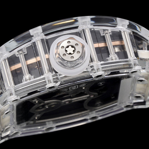 Montre-bracelet haut de gamme RM5101 Crystal Dragon Tiger Tourbillon, squelette, remontage manuel, étanche, unisexe, collection Gala Impérial - Product Image 4