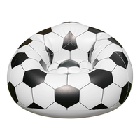 Canapé gonflable pliable design moderne, fauteuil paresseux, pouf de football gonflable, pour intérieur et extérieur - Vente chaude