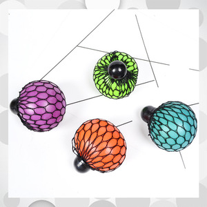 Bán Buôn Vui Trẻ Em Khác Strange New Foam Balls Ép Giải Nén Thông Hơi Đồ Chơi Lưới Nho Bóng - Product Image 4