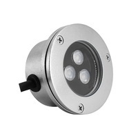 Lumière sous-marine LED portable 9W/12W en blanc chaud bleu, indice de protection IP68, acier inoxydable 316L, éclairage paysager pour piscine