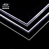 Plaque acrylique extrudée transparente de 2 mm, 3 mm, 5 mm pour caisson lumineux publicitaire, enseigne LED, lettre lumineuse, logo de magasin, tableau de menu, guide de centre commercial