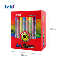 LT-1105-100 de marqueurs acryliques multicolores