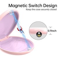 Étui de Rétention Orthodontique Portable en Plastique Personnalisé de Bonne Qualité, Rose, Mignon, Ultra Fin, pour Aligners Dentaires