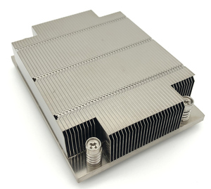 Radiateur CPU pour ordinateur de bureau sans ventilateur, base en cuivre, 2 caloducs, ventilateur 7015 pour serveur 1U, refroidisseur de CPU PC - Product Image 1