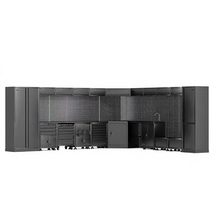 Heavy Duty 500KG Steel Powder Coated Workbench <strong>Pegboard</strong> Modular Garage Tool Cabinet Stainless Steel Countertop CE Certified for - Product Image 3