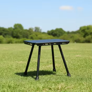 Lightweight Folding <strong>Table</strong> Outdoor Camping Tactical Modern Aluminum Ultralight Stool and Compact Portable Folding <strong>Table</strong> - Product Image 5