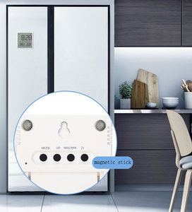 Đồng Hồ Báo Thức Màn Hình Lớn <span class=keywords><strong>LCD</strong></span> Kiểu Mới Với Máy Đo Độ Ẩm Và Nhiệt Độ Nam Châm 9033 - Product Image 4