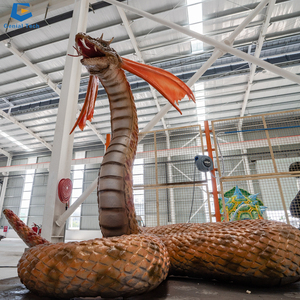 Modello di Serpente Basilisco Animatronico a Grandezza Naturale GTAD35 per Parchi a Tema e Zoo - Product Image 3