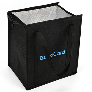 Grand sac fourre-tout isotherme thermique d'extérieur Sac isotherme avec logo personnalisé Sacs isothermes pour pique-nique et déjeuner avec poche - Product Image 1