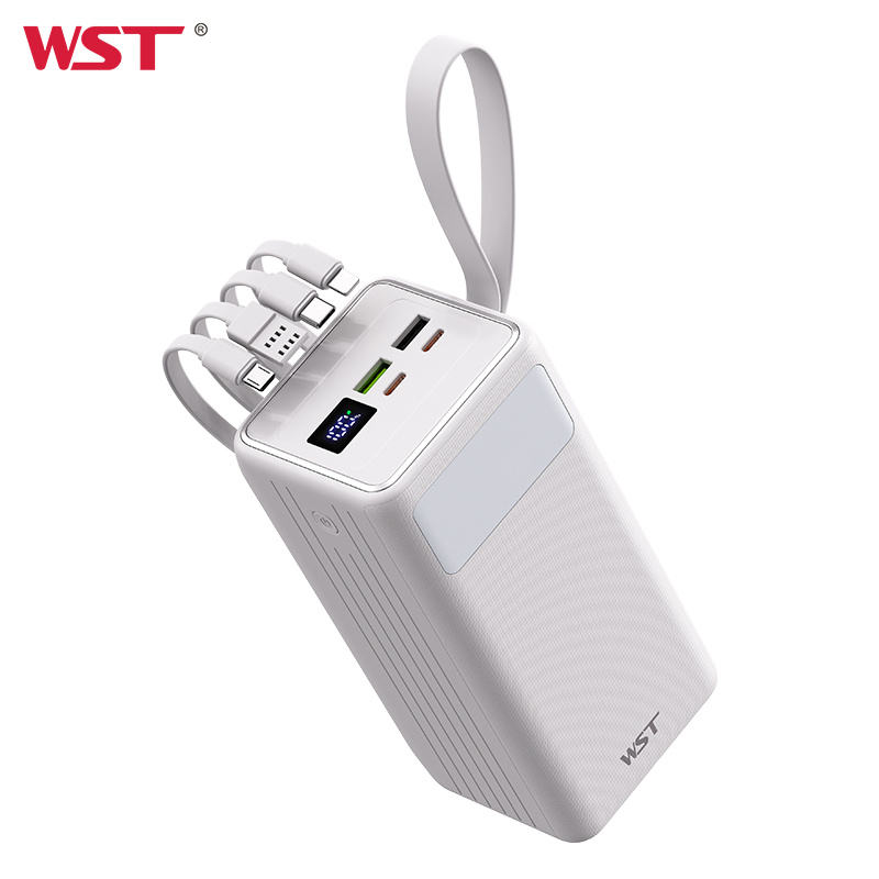 พาวเวอร์แบงค์พกพา50000MAH สีขาว