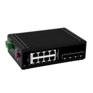 <span class=keywords><strong>Switch</strong></span> Industriale <span class=keywords><strong>Gigabit</strong></span> L2+ Gestito <span class=keywords><strong>PoE</strong></span>+ a 8 Porte con Alloggiamento in Metallo Rinforzato IP40 per Montaggio su Guida DIN - Product Image 3