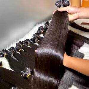 Mechones rectos de hueso superventas, cabello humano vietnamita crudo de calidad de lujo de un solo donante con 100% cutículas alineadas - Product Image 1