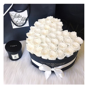 Roses éternelles faites à la main, 7/lot, fleur préservée - Product Image 1
