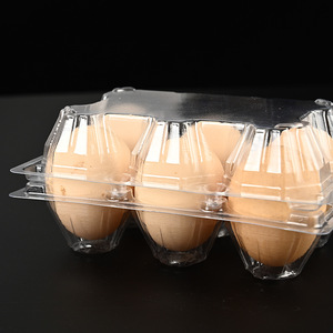 New Design 3*4 Clear PET Clamshell Plastic Box With Lid Plastic Container Customized Logo For 12 GRID For Chicken <strong>Egg</strong> - Product Image 4