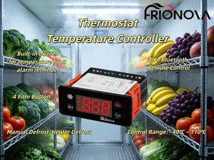 Thermostat numérique Modbus TTL pour dégivrage manuel des chauffages, système de réfrigération CVC, contrôleur de température - Product Image 1