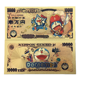 2026年新款11种热销哆啦A梦纸币动漫金24K镀金收藏品 - Product Image 6