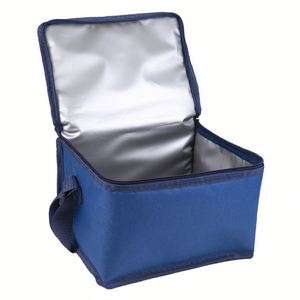 Custom Logo Small Oxford Cloth Insulated Lunch Cooler Thermal Aluminum Foil Bag for Food Delivery - Product Image 3