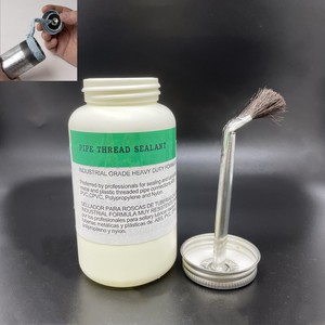 WBG 4 oz 8 oz Pro Dope Pipe Joint Compound Sellador de roscas multiusos con PTFE y cepillo - Product Image 2