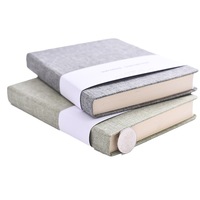 Cahiers de journal intime en lin de haute qualité à couverture rigide A6 A5 fournitures scolaires cahiers de couverture en tissu personnalisés fantaisie