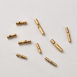 Bisagras Cilíndricas de Cobre, Herrajes de Latón, Diseño Minimalista de Media Mortaja, Bisagras Duraderas para Muebles 4 154 174 204 255 155 175 195 - Product Image 4