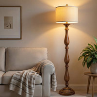 Lampe sur pied de style nordique Wabi Sabi, lampe d'ambiance créative pour salon, bureau, chambre à coucher, hôtel, style rétro américain
