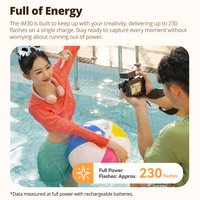 Nueva llegada Godox iM30 Flash Cámara Flash transmisión inalámbrica portátil Speedlite Flash para Canon Nikon Sony Fuji Olympus