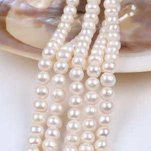 Perles de culture d'eau douce blanches Zhuji en gros, 10-11 mm, perles lâches dispersées pour collier et bracelet DIY, matériel artisanal - Product Image 4
