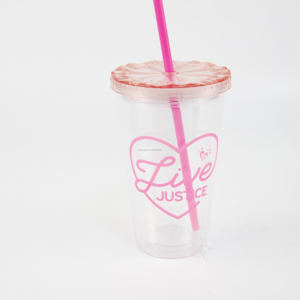 Gobelet isolé à haute pression métallique, Sip, doté de paille en plastique réutilisable, 16 onces, <span class=keywords><strong>bombe</strong></span> à paillettes - Product Image 4