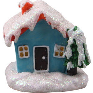 Zakka CASA DE Navidad Micro paisaje adornos de resina casa pequeña maceta de flores suculentas accesorios modelo para amor inspirado en el <span class=keywords><strong>mar</strong></span> - Product Image 6