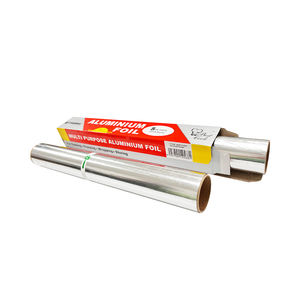 Logotipo personalizado de fábrica 8011 Papel de aluminio compuesto desechable para catering para alimentos para uso en horno - Product Image 1
