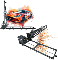MAXWAVE Laser 5D Imprimante multifonction à jet d'encre mur et sol 2 en 1 Machine d'impression d'art de décoration, de peinture et de sol en 3D