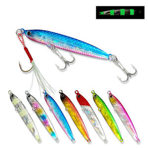 Double Hook Treble Hook3d Simulation Eyes 20g <strong>Fushing</strong> Jigs Lure Fishing Lumin Fast Sink Jig Jig Metal Hard Fishing Lure - Product Image 5