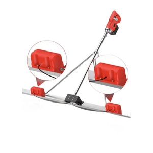 Règle de raclage de béton grande taille NEOBRISKEN, portative, à batterie lithium avec fonction de vibration pour le ponçage N123, en aluminium - Product Image 3