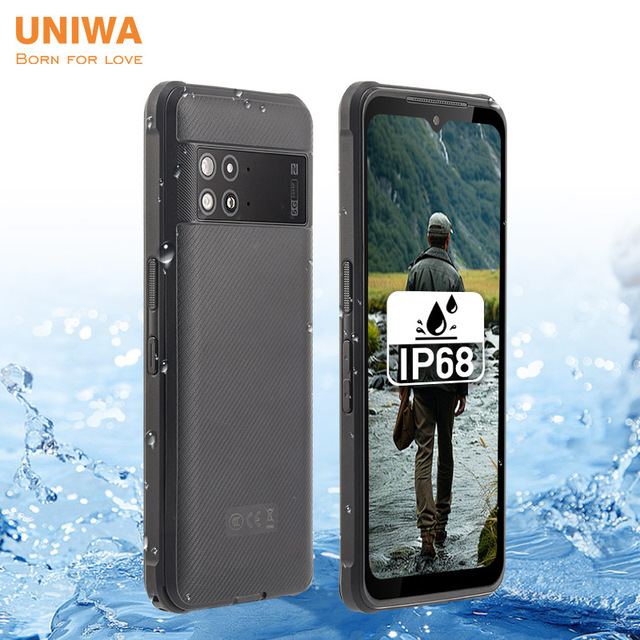 UNIWA NR6510 Android 13 Smartphones 5G Smartphones NFC WiFi 6 IP68 Removable Battery 5G Phone Waterproof With Good Camera